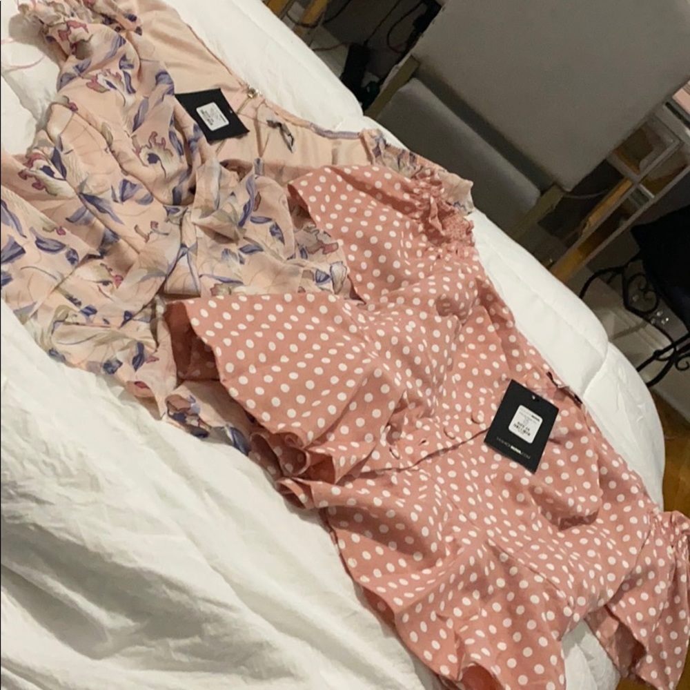 2 NWT off the shoulder fashion nova tops